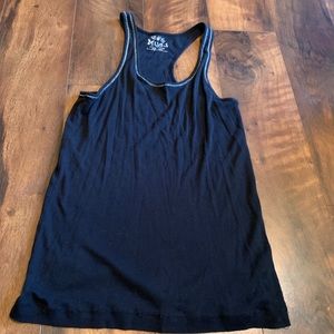 Black tank top